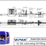 Automatic 5L-30L Lubricating Oil Filling Line ഓട്ടോമാറ്റിക് 5L-30L ലൂബ്രിക്കറ്റിംഗ് ഓയിൽ ഫില്ലിംഗ് ലൈൻ