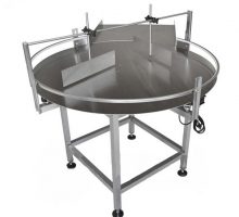 പൂർണ്ണമായും യാന്ത്രിക ബോട്ടിൽ അൺസ്‌ക്രാംബ്ലർ ഡൈനാമിക് റോട്ടറി വർക്ക്ടേബിൾ